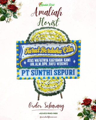 Papan Bunga Duka di Kalirejo